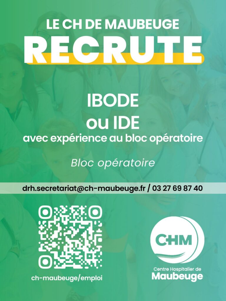 centre hospitalier de Maubeuge recrute