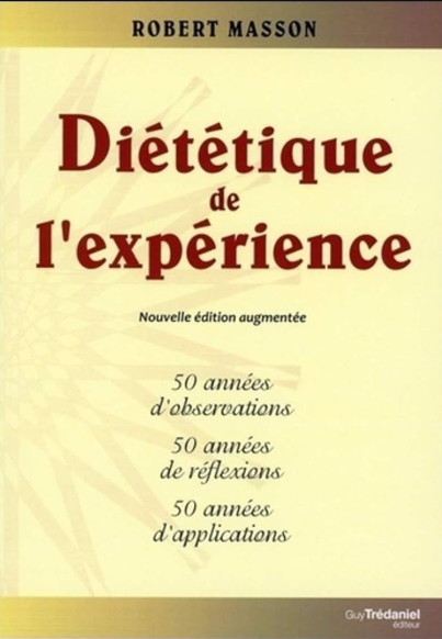 Dr Robert Masson livre dietetique de l'expérience