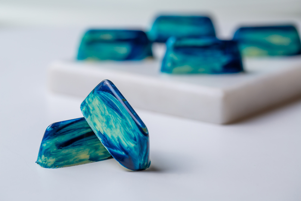 Aragonite bleue