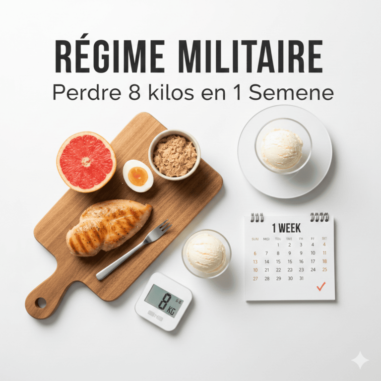 régime militaire perdre 8 kilos en 1 semaine